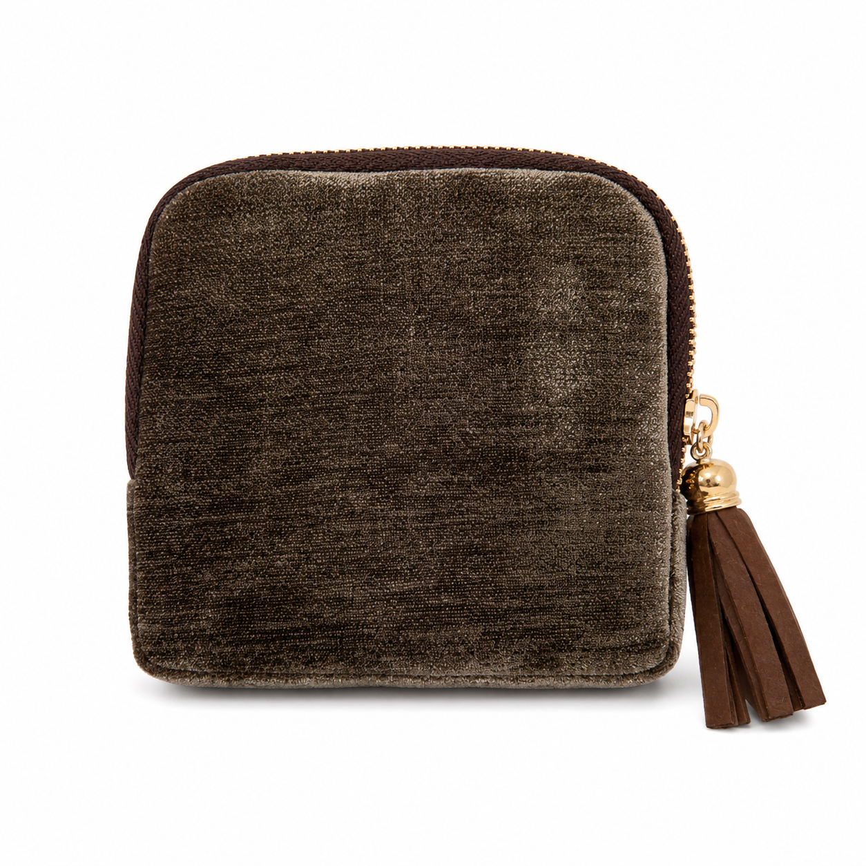 Jewelry Organizer Pouch- Brown