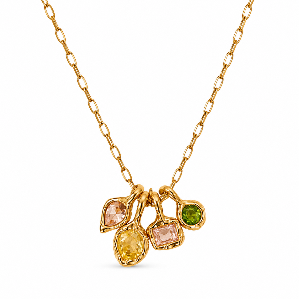 Golden Garden Charm Necklace