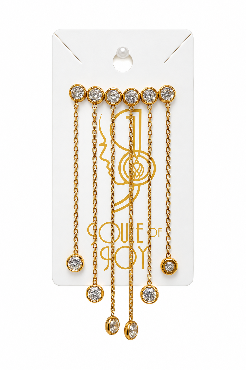 Gold Cascade Earrings