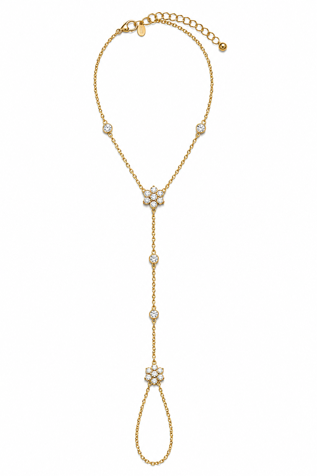Daisy Sparkle Hand Chain Bracelet