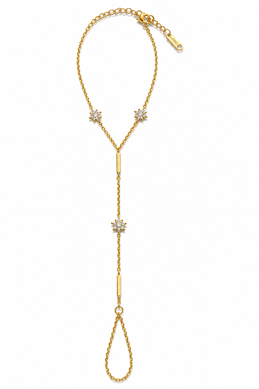 Aurora Spark Hand Chain Bracelet