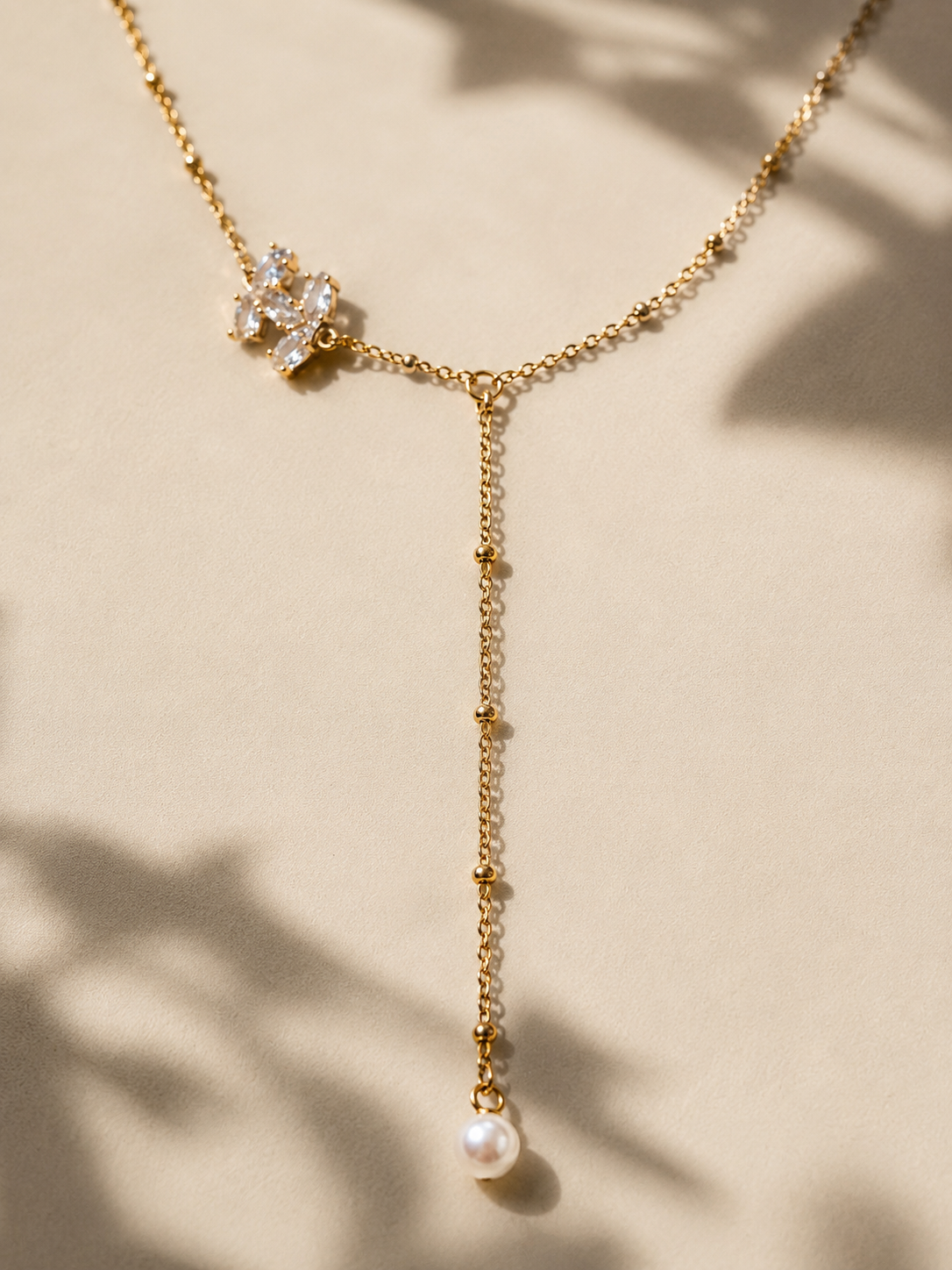 Aurora Pearl Drop Necklace
