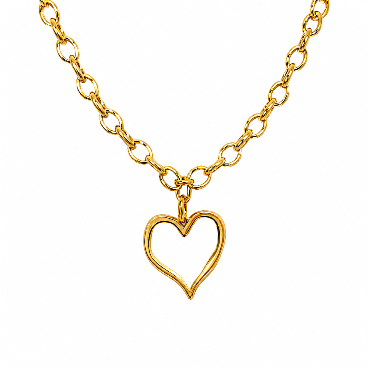 Golden Heart Necklace