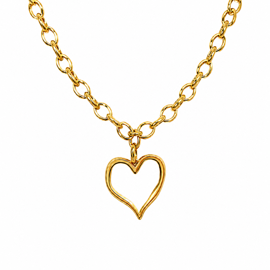 Golden Heart Necklace
