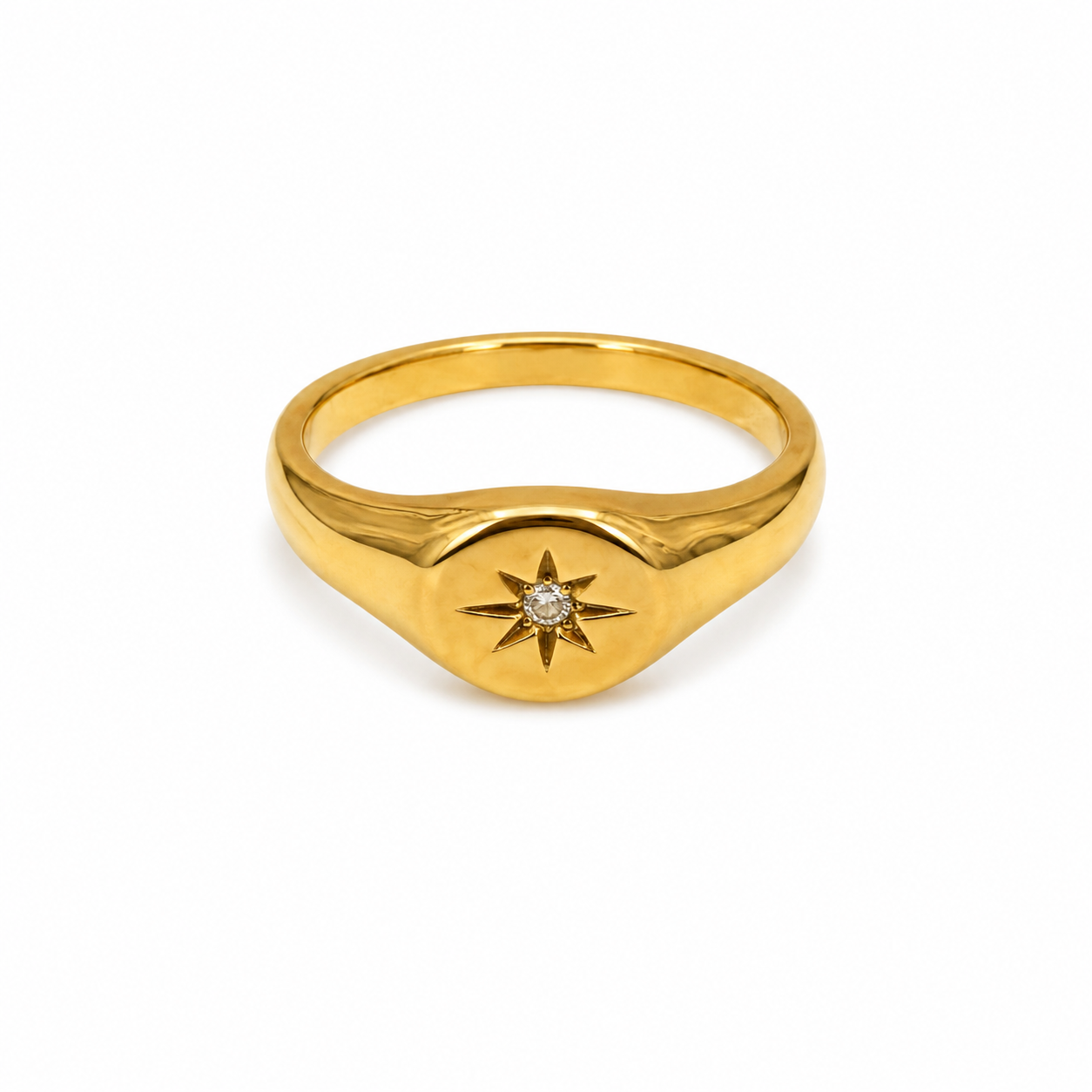 Celestial Star Signet Ring